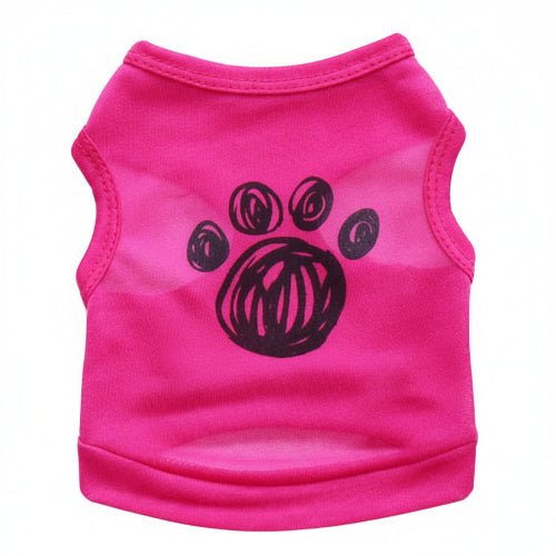 Footprint Print Lightweight Pet Vest Apparel for Dogs and Cats - Image 3