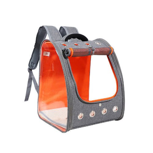 Transparent Pet Backpack Carrier for Small Cats and Dogs Travel Bag