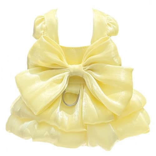 Cute Princess Dog Dress Harness with Bow Knot for Dogs and Cats - Image 4