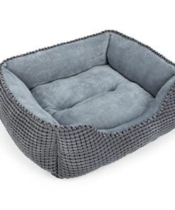 Washable Orthopedic Rectangular Bolster Dog Bed & Sofa